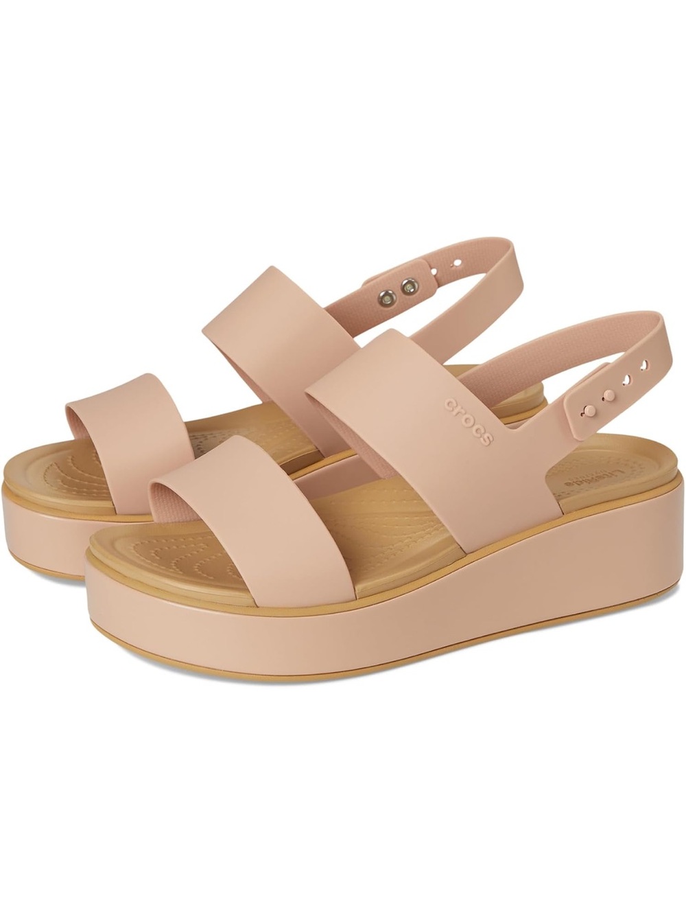 CROCS Women’s Blush Platform Slingback Sandals